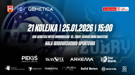 KSK QEMETICA Noteć Inowrocław vs Żubry Abakus Okna Białystok
